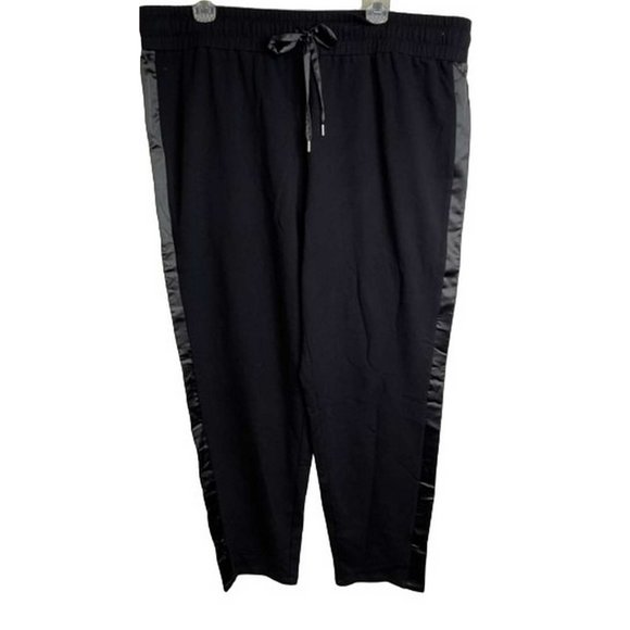 J Jason Wu Regular Tapered Knit Jogger with Satin Detail X LARGE (555) - Picture 8 of 8
